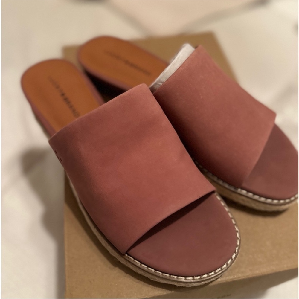 Lucky Brand Pink Slide Sandal